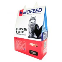 غذای خشک مفید مخصوص گربه بالغ حاوی گوشت مرغ و گوساله