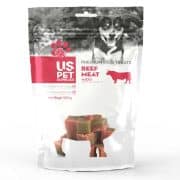 تشویقی یو اس پت مخصوص سگ مدل مکعبی با طعم گوشت گوساله و سبزیجات