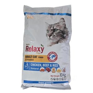 غذای خشک ریلکسی گربه بالغ با طعم مرغ، گوساله و برنج